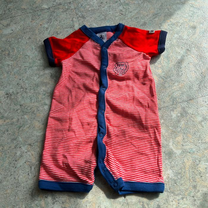Barboteuse petit bateau naissance