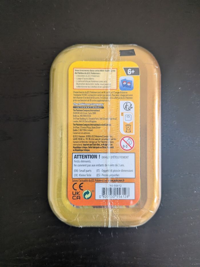 Pokémon - Mini Tin Box Pikachu Amis de Paldea - 2 boosters - photo numéro 2