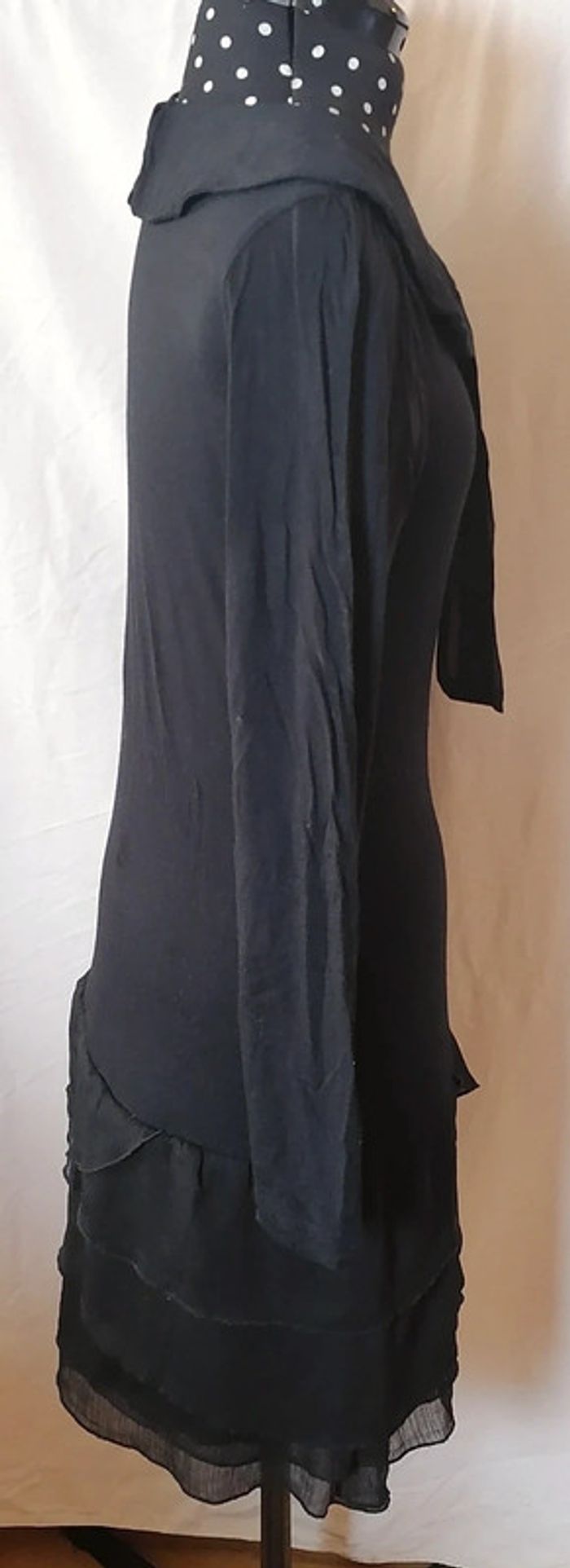 Robe noir style gothique Taille XS DDP - photo numéro 4