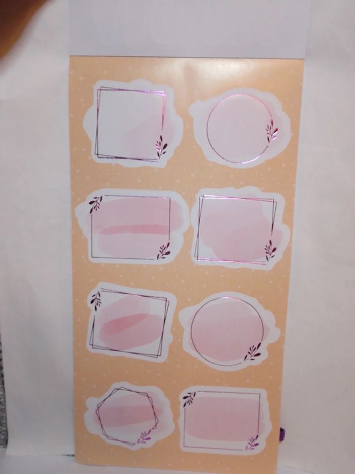 Sticker book élastique "Watercolour" - photo numéro 10