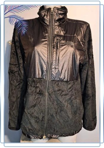 Polaire the north face femme noir bi matière - taille M /polartec