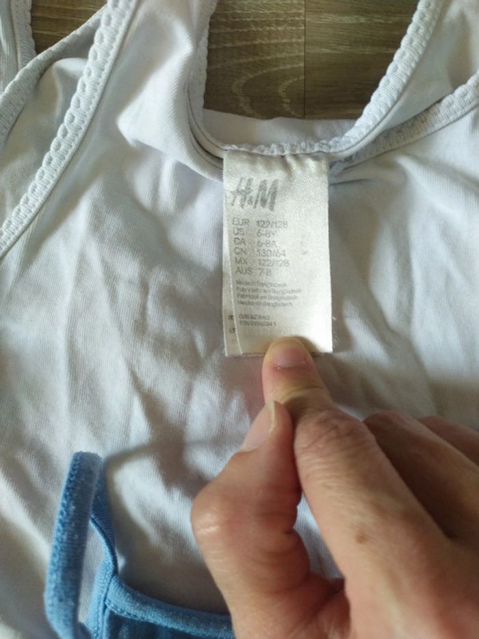 Lot de 4 maillots de corps 6/8 ans - photo numéro 3