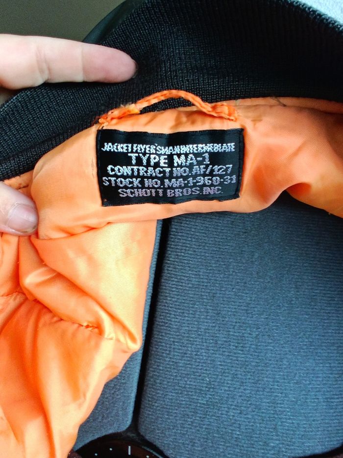 Bombers vintage Schott X large - photo numéro 8