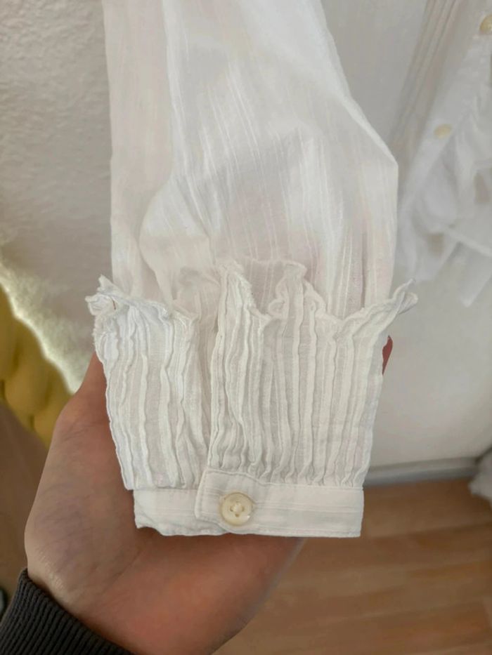 Chemise Laurence Bras Diez blanche / taille S - photo numéro 4