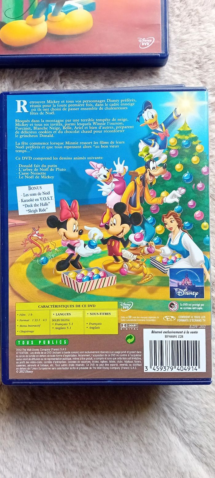 Lot 4 dvd mickey noel - photo numéro 5