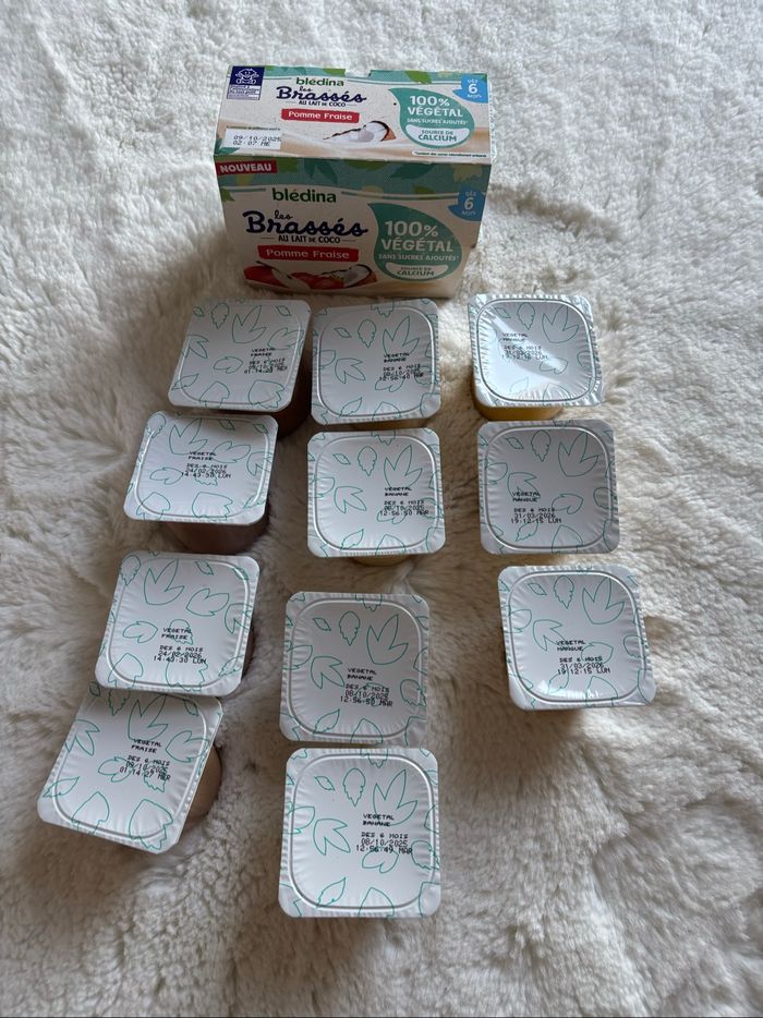 Yaourts végétaux au lait de coco
