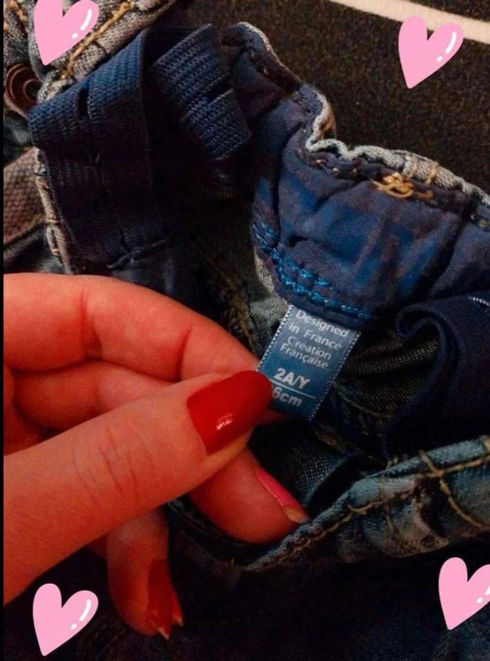 Bermuda jean T2ans - photo numéro 3