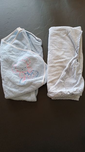 2 sortie de bain sans marque