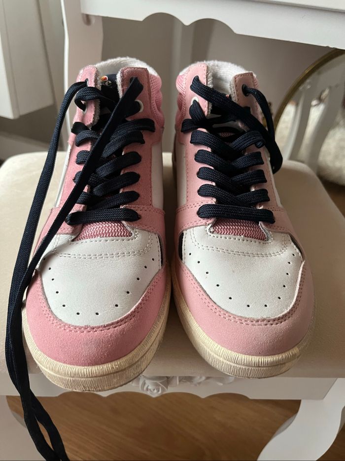Baskets montantes fille ado Ellesse T39 TBE 👟 - photo numéro 2