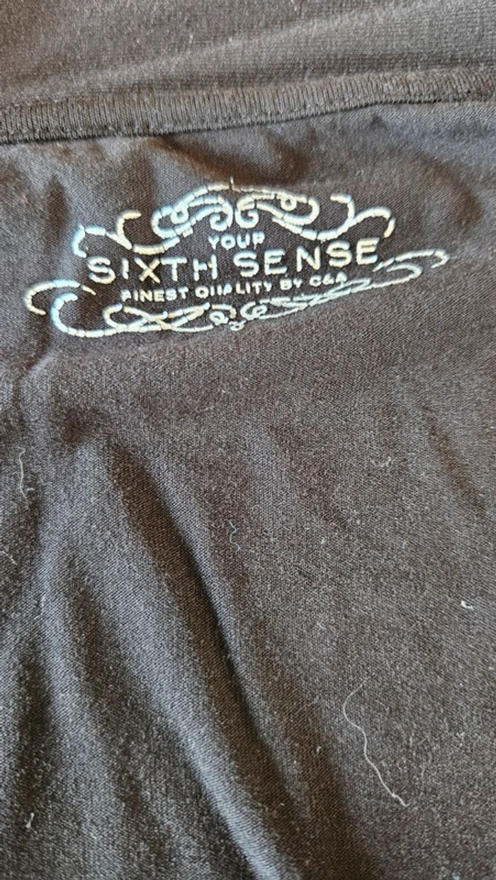 Débardeur avec gilet noir, 2 en 1, Your Sixth Sense, taille L/XL, nickel - photo numéro 5
