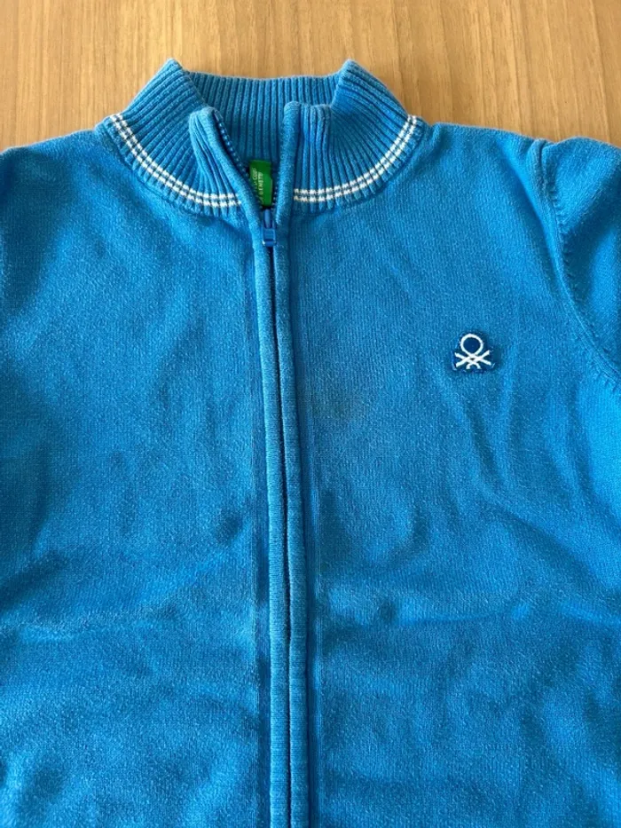 Gilet zippe Benetton 6-7 ans - photo numéro 5