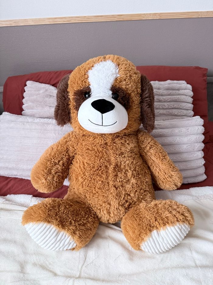 Peluche chien 60cm