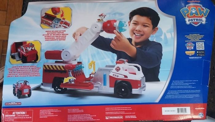 Camion pompier pawpatrol