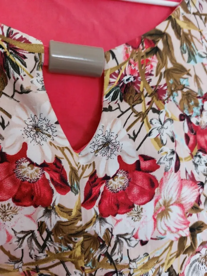 Robe fleurie coton 42 - photo numéro 2