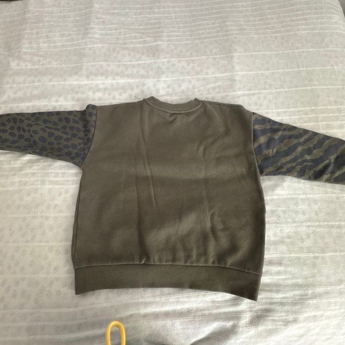 Pull Kenzo garçon vert kaki - photo numéro 4