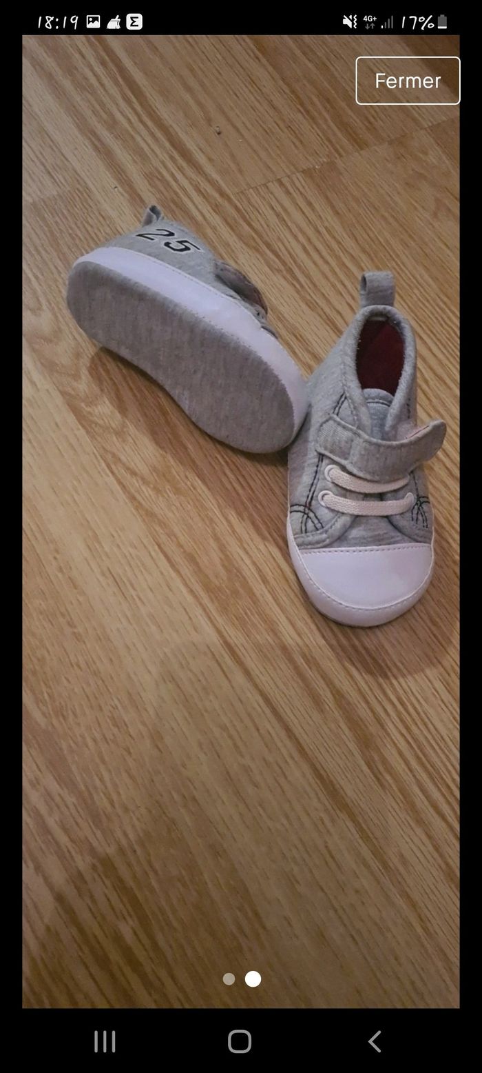 Chaussures 3/6 mois souple - photo numéro 2