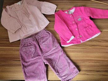 Pantalon/top/gilet 6mois