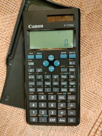 Calculatrice scientifique canon f 715SG