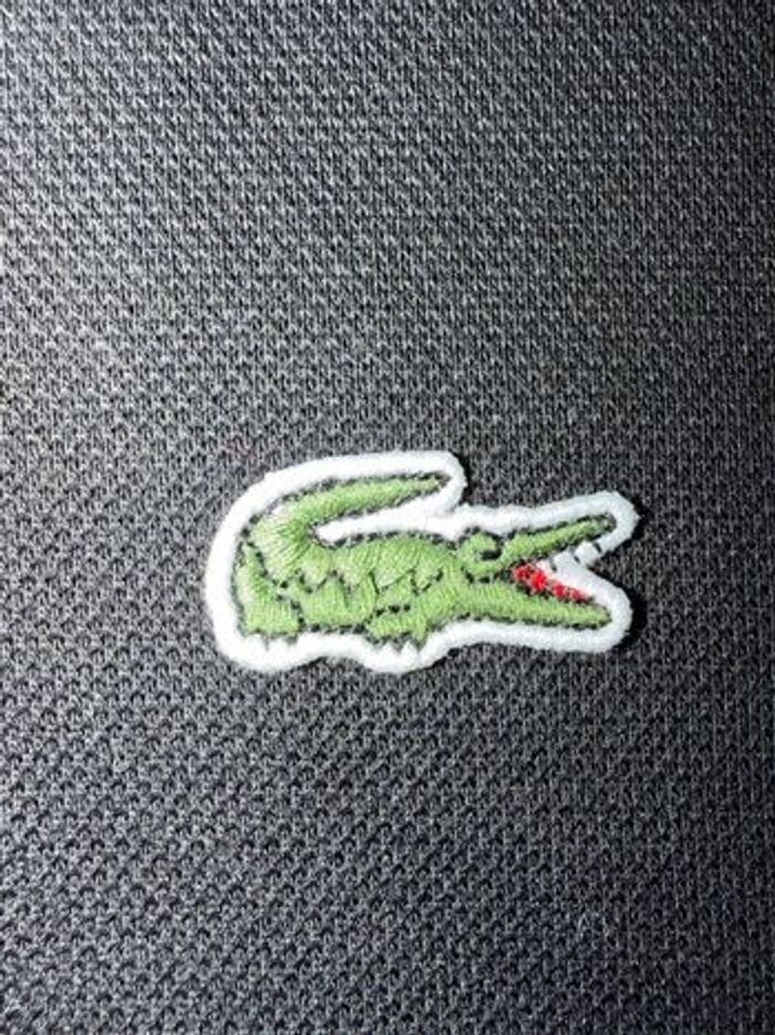 Sweat Lacoste noir à col zippé - photo numéro 4