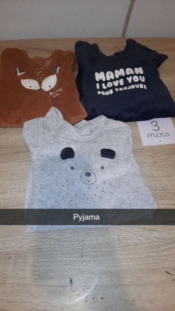 Pyjama 3 mois garçon