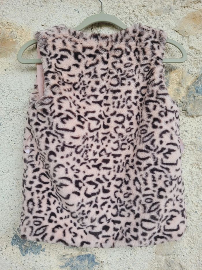 Très belle veste toute douce, sans manche, Smile Girl, 10 ans - photo numéro 5