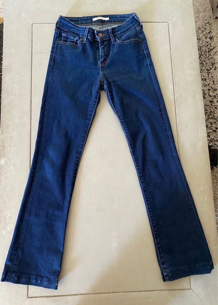 Jeans Levi's 715 Bootcut bleu marine taille 26 W 32 US soit 36 / S France - photo numéro 4