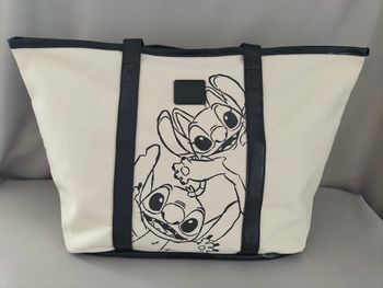 🤍 Sac de plage/weekend Stitch en toile - Disney - Neuf 🤍