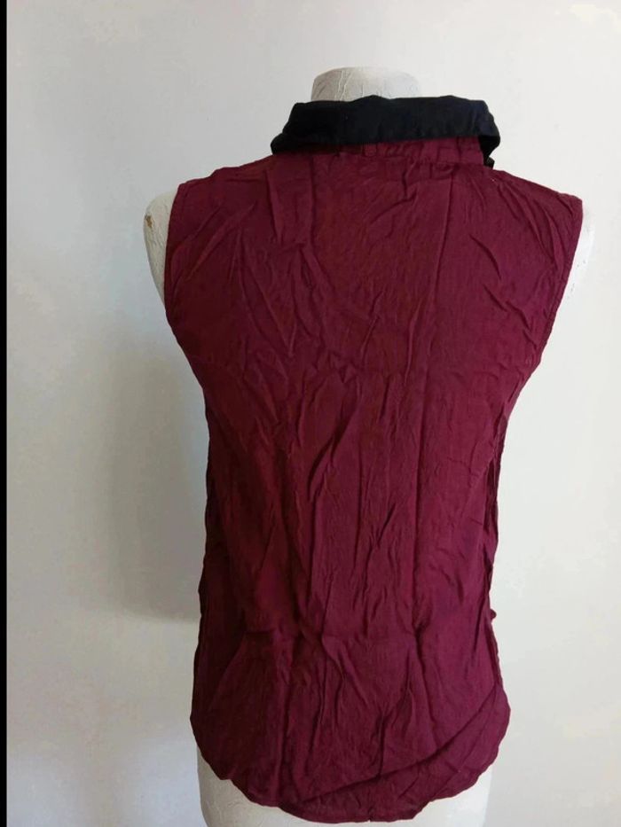 Chemise sans manches / débardeur à boutons - photo numéro 2