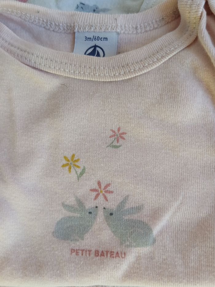 5 bodys manches longues - 3 mois - photo numéro 6