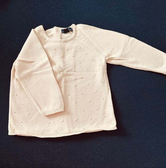 Pull beige KIABI - 6M - photo numéro 3
