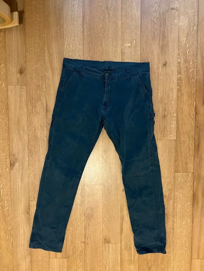 Pantalon carharrt bleu marine 34/34