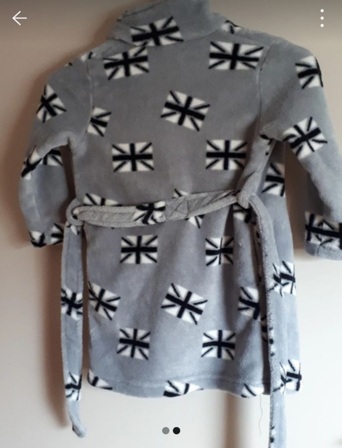 Robe de chambre bien chaude style british - photo numéro 2