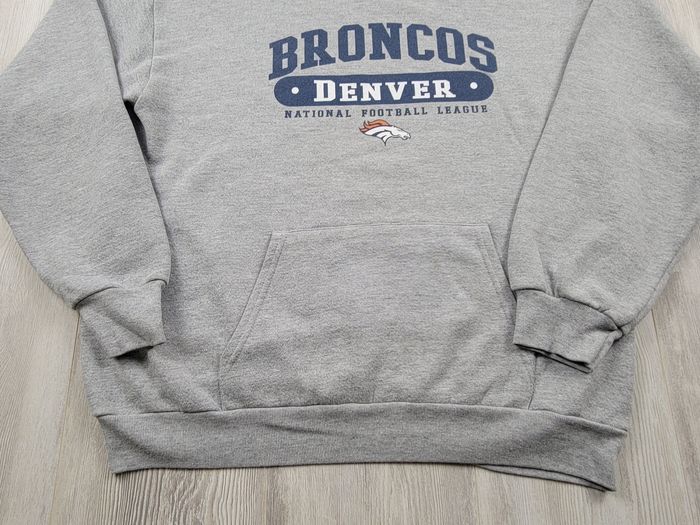 Sweat à capuche Denver Broncos NFL gris – L / M oversize - photo numéro 5
