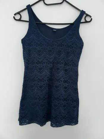 Débardeur bleu marine dentelle – Pimkie – T.S – Bon état