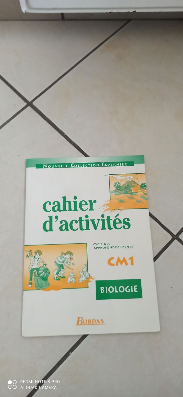 Cahier d activités cm1 biologie
