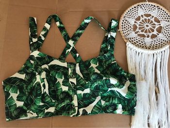 Top dos nu Pimkie (vert), M / 38 / 10 (156)