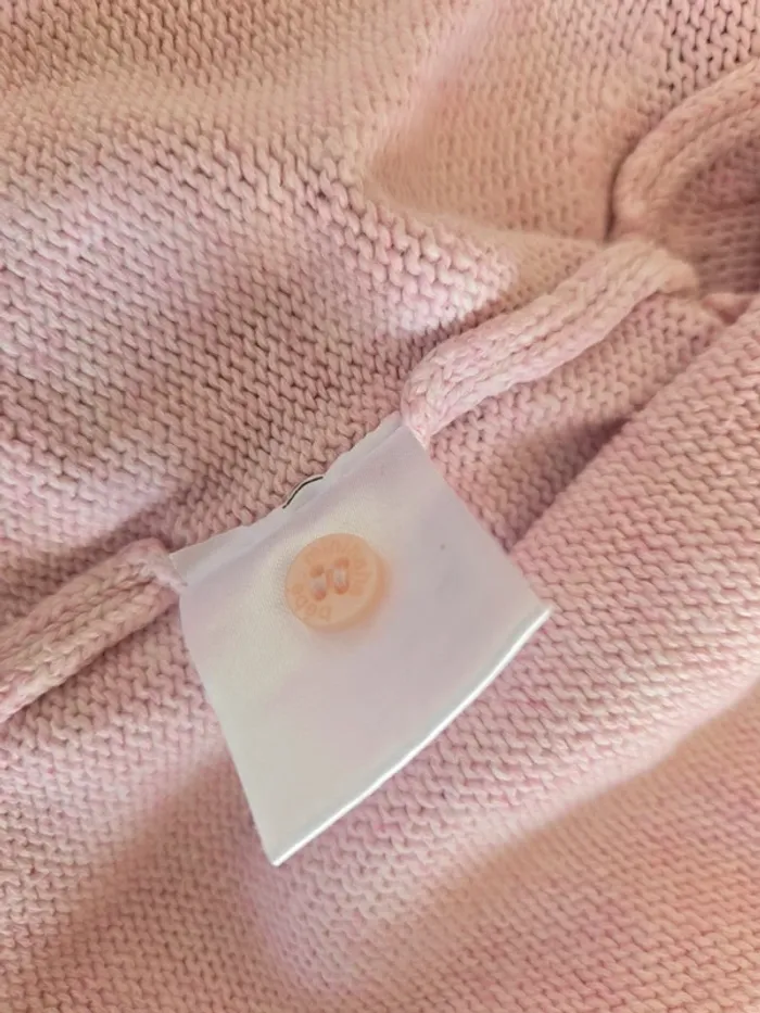 Gilet rose Minihaha fille 9-12 mois - photo numéro 5