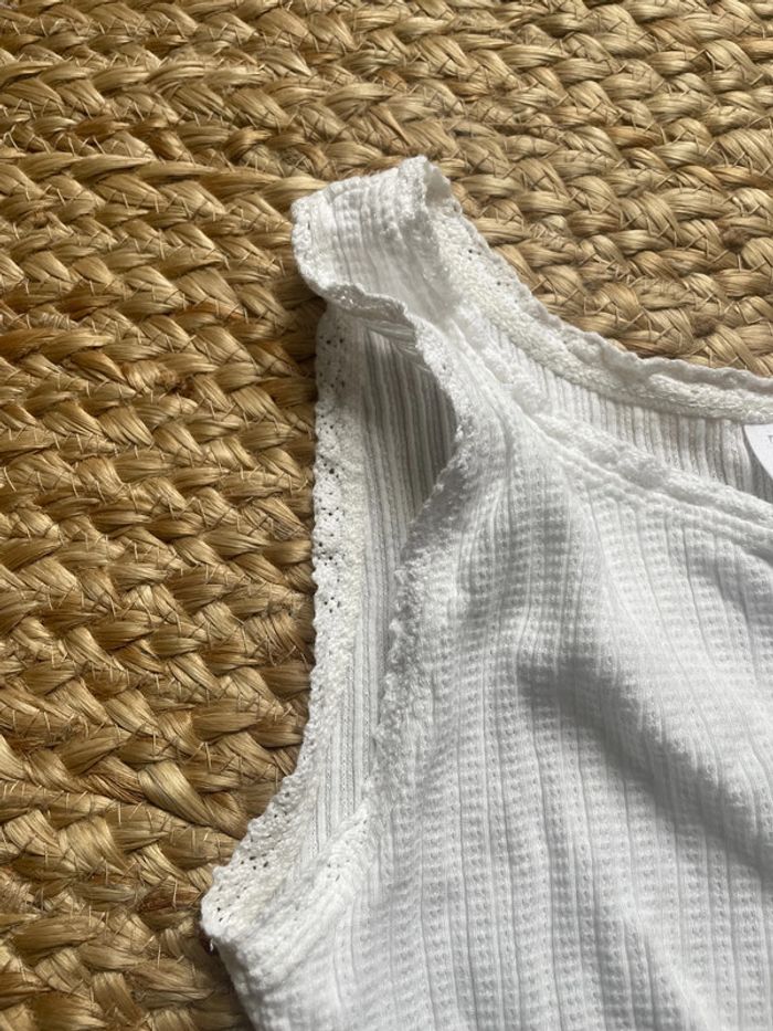 Debardeur blanc Zara fille - photo numéro 3
