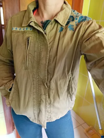 Blouson femme vert kaki Josephin