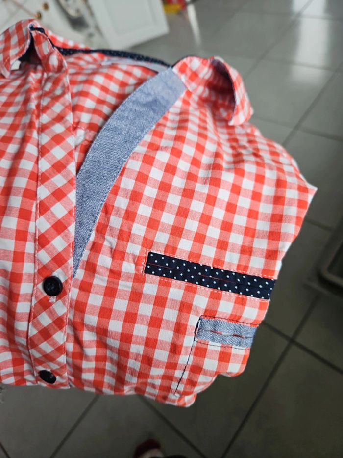 Chemisier femme manches 3/4 cache cache taille M u45 - photo numéro 9