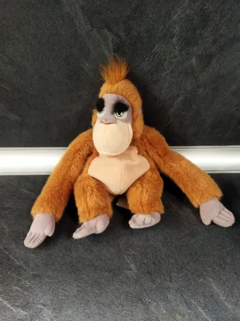 Peluche Singe Roi louie de Mowgli, orang outang disney