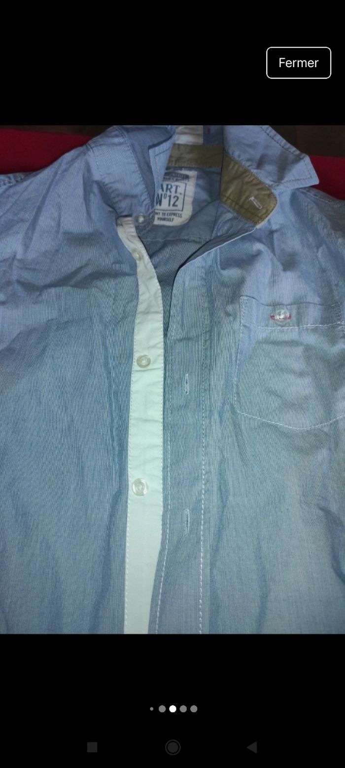 Très belle chemise garçon e59 - photo numéro 6