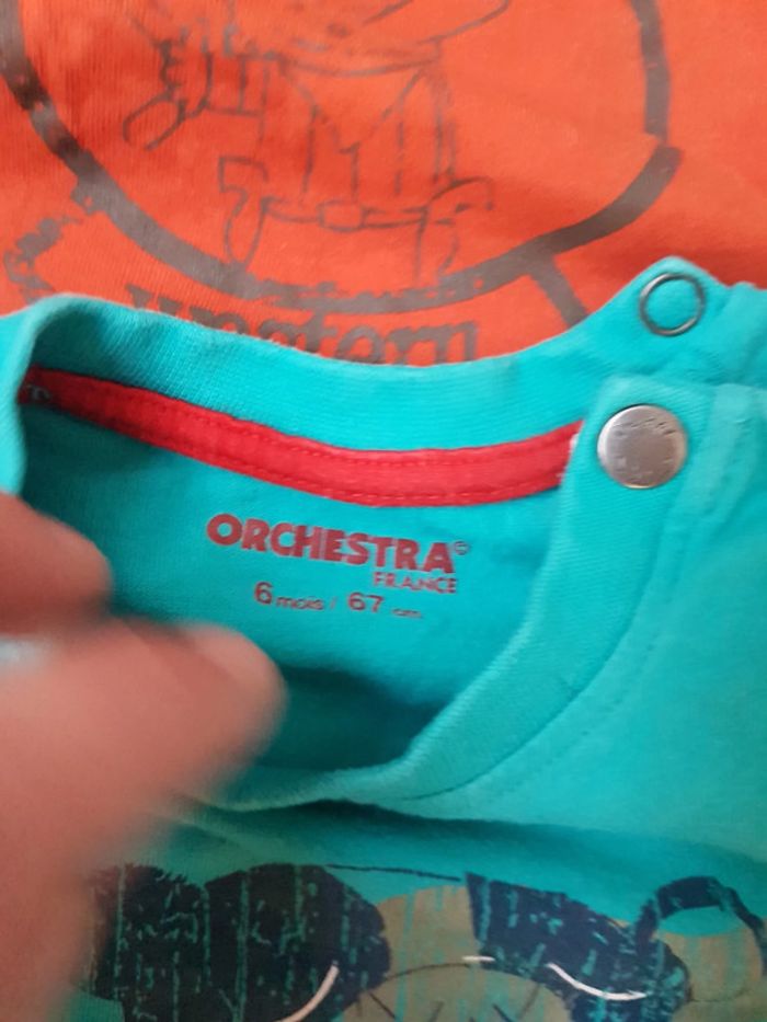 Lot de tshirt épais chaud garçon 6mois - photo numéro 5