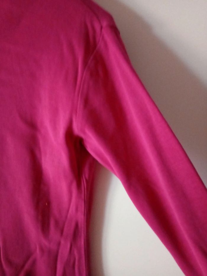 Joli pull à col roulé fuchsia.  10 ans - photo numéro 14