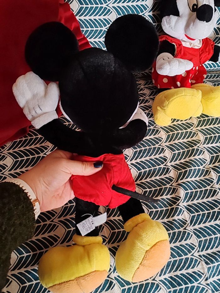 Duo peluches mickey et Minnie - vintages - photo numéro 6