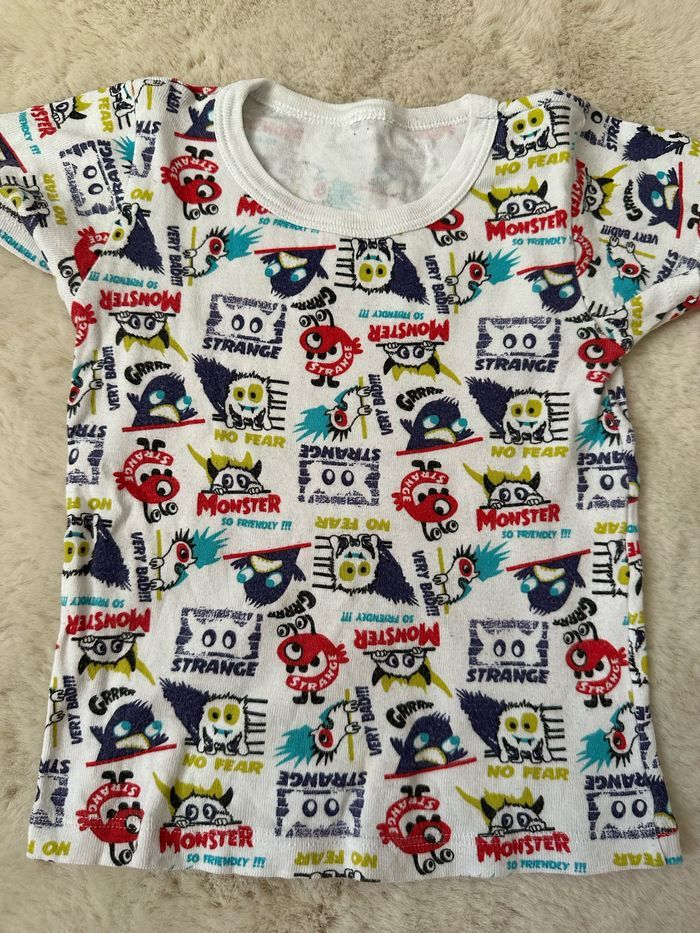 Teeshirt Kiabi 24 mois monstres