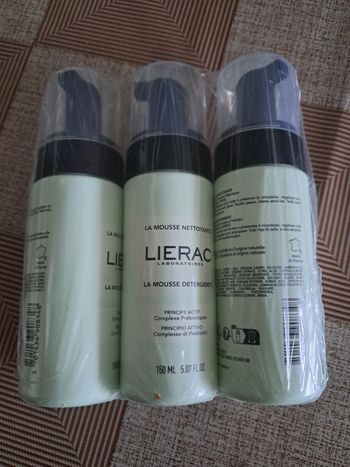 Mousse nettoyante lierac 