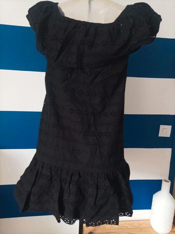 Robe épaules  dénudées noir Miliana taille S