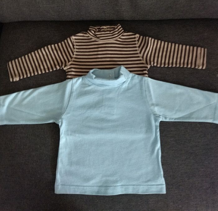 T-shirts manches longues taille 6 mois - photo numéro 2