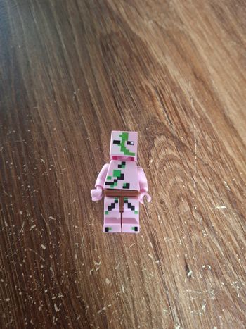 Figurine lego zombie rose minecraft
